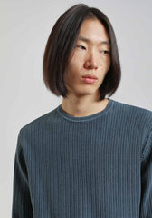 Maglia girocollo 100% cotone|Colore:Denim