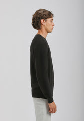 Maglia girocollo strutturato|Colore:Nero