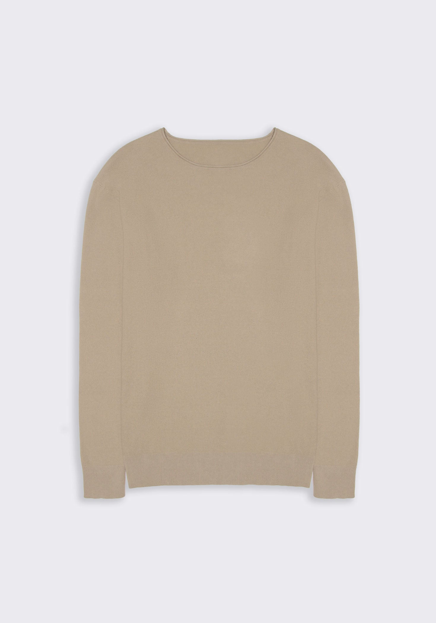 Maglia girocollo strutturato|Colore:Beige