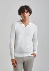 Polo manica lunga|Colore:Ecrù