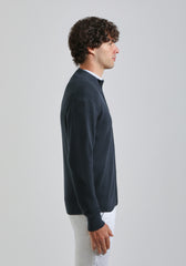 Cardigan con zip|Colore:Avion