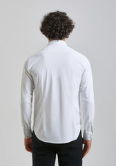 Camicia manica lunga in cotone|Colore:Bianco