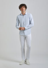 Pantaloni chino in cotone|Colore:Bianco