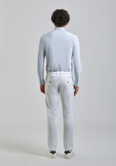 Pantaloni chino in cotone|Colore:Bianco