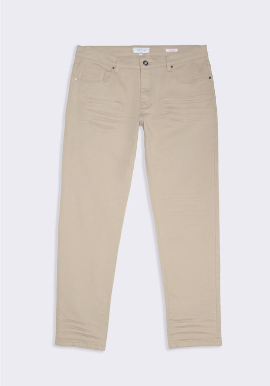 Pantaloni cinque tasche in cotone|Colore:Beige
