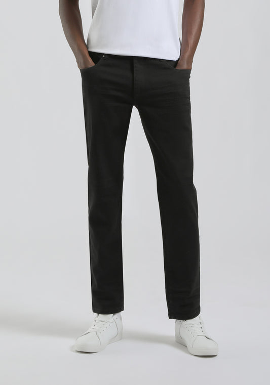 Pantaloni cinque tasche in cotone|Colore:Nero