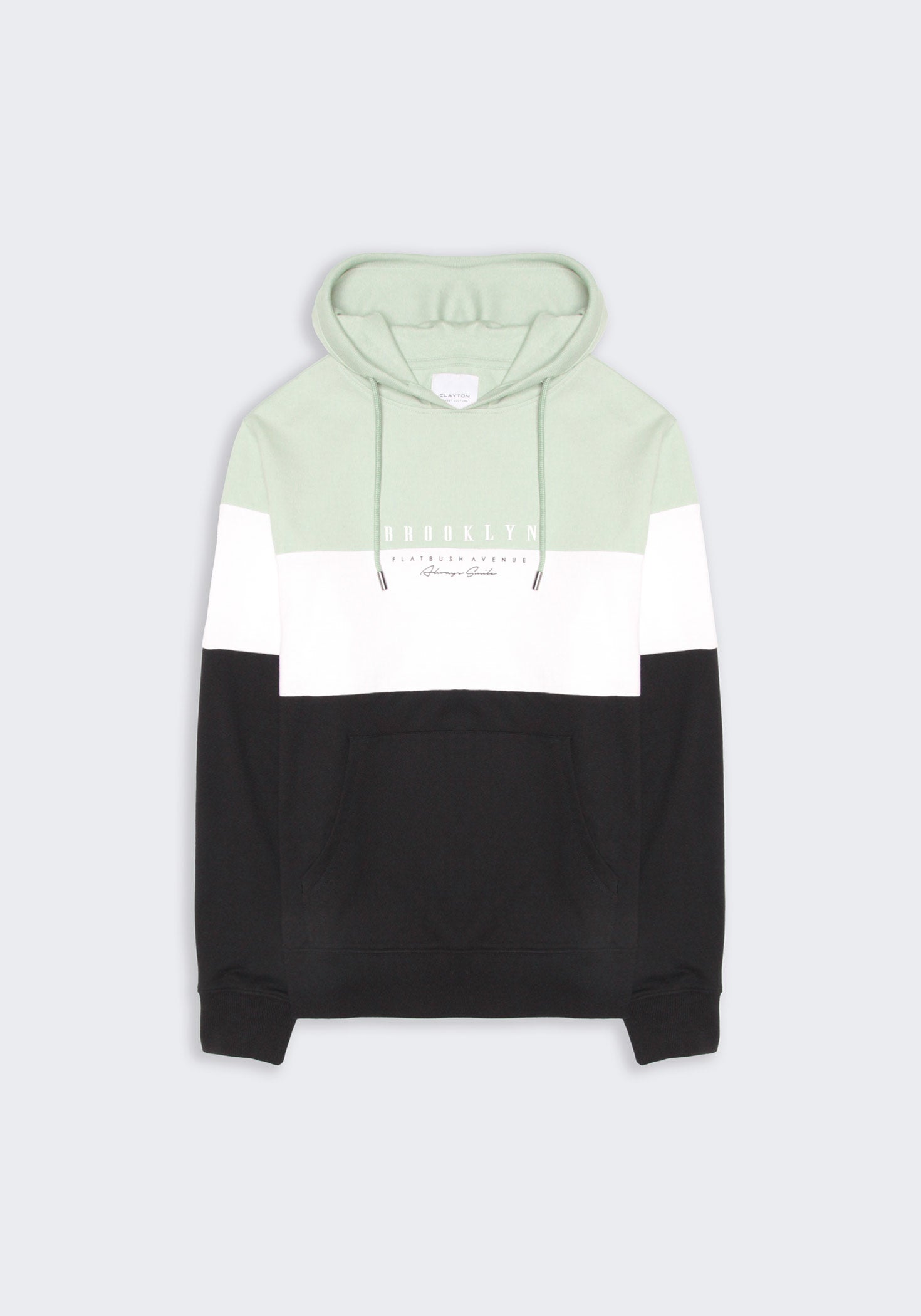 Felpa con cappuccio colorblock|Colore:Verde