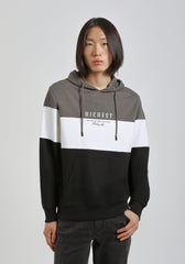 Felpa con cappuccio colorblock|Colore:Fango