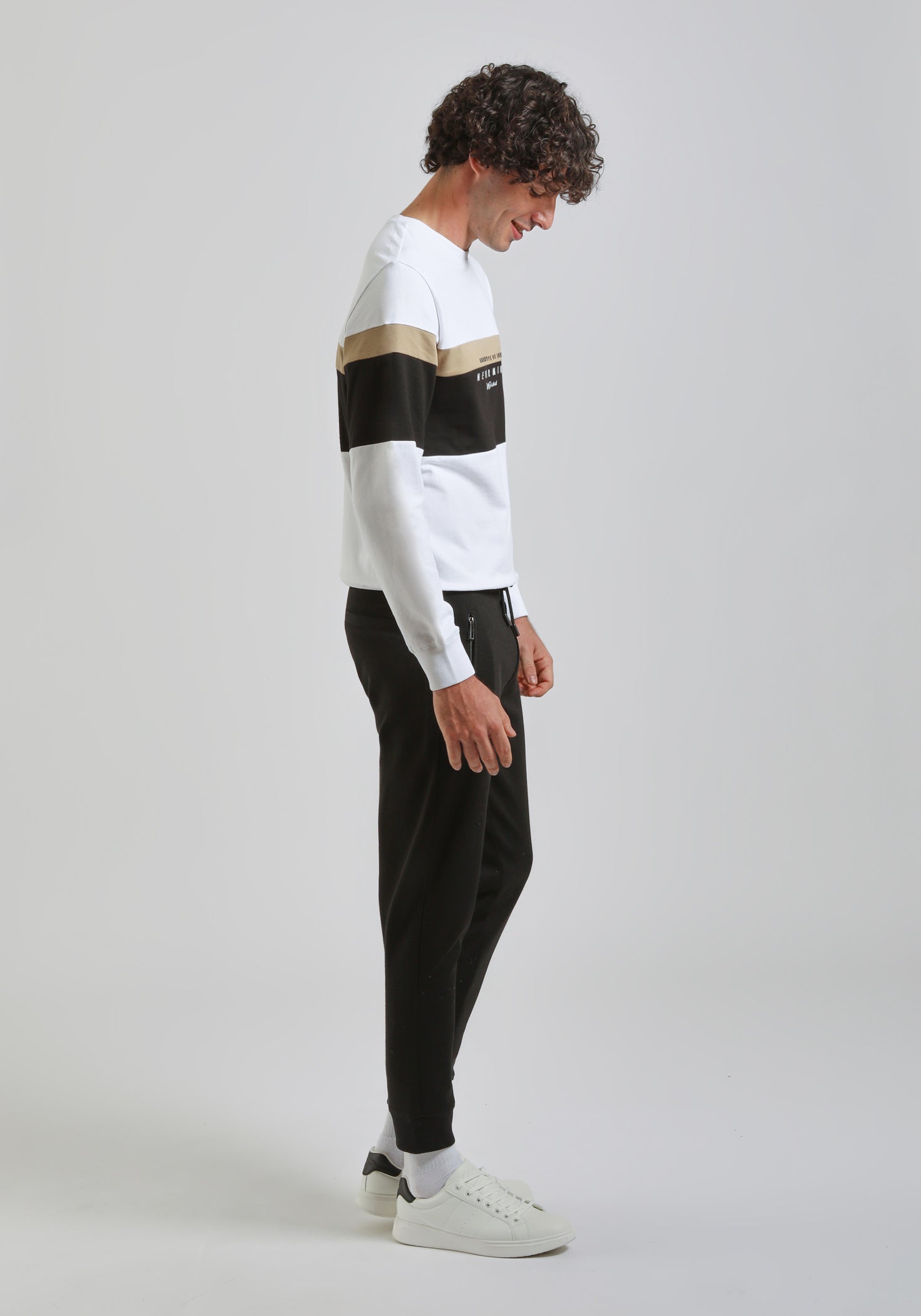 Jogger in felpa|Colore:Nero