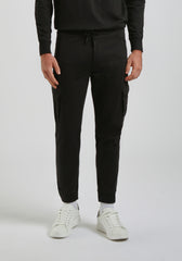 Jogger in felpa con tasconi|Colore:Nero