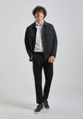 Pantaloni chino misto viscosa|Colore:Blue