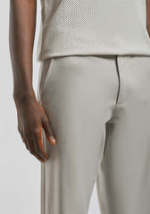 Pantaloni chino misto viscosa|Colore:Ecrù