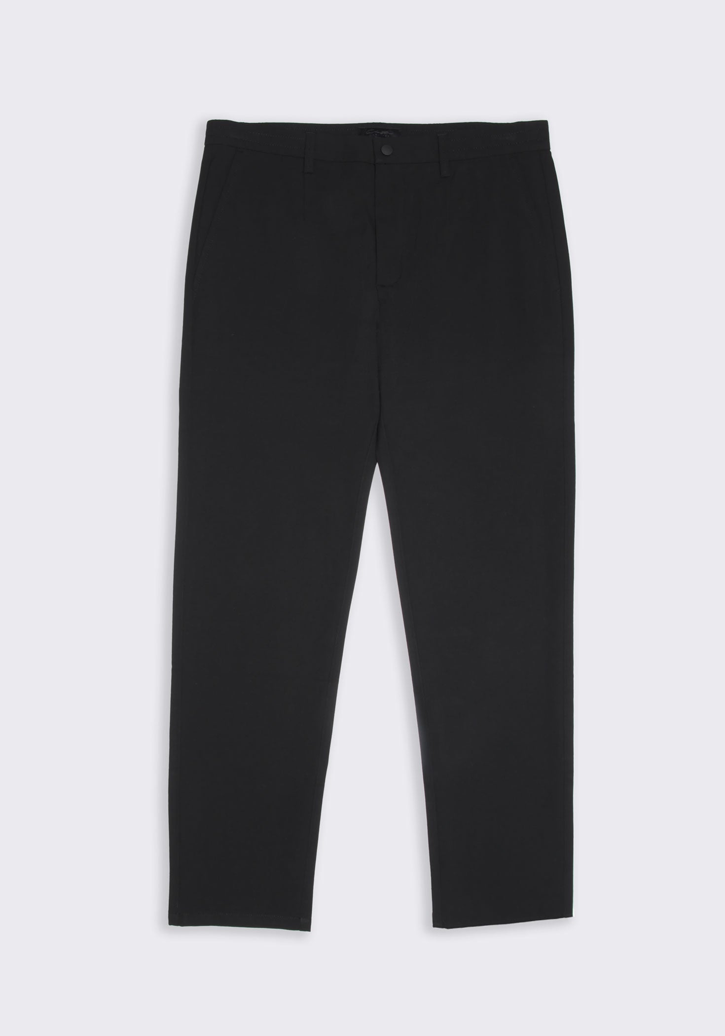 Pantaloni chino misto viscosa|Colore:Nero