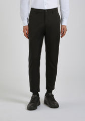 Pantaloni chino in nylon|Colore:Nero