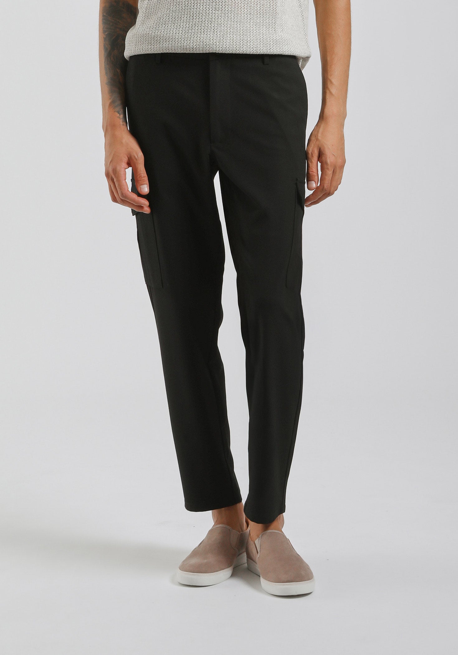 Pantaloni cargo|Colore:Nero