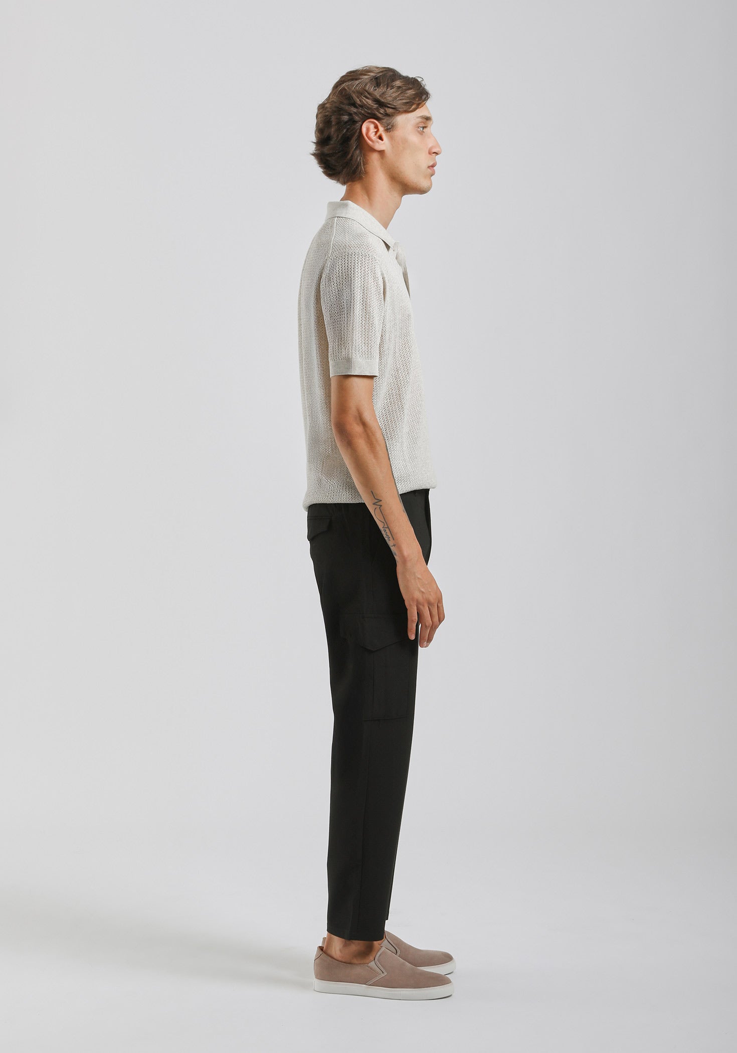 Pantaloni cargo|Colore:Nero