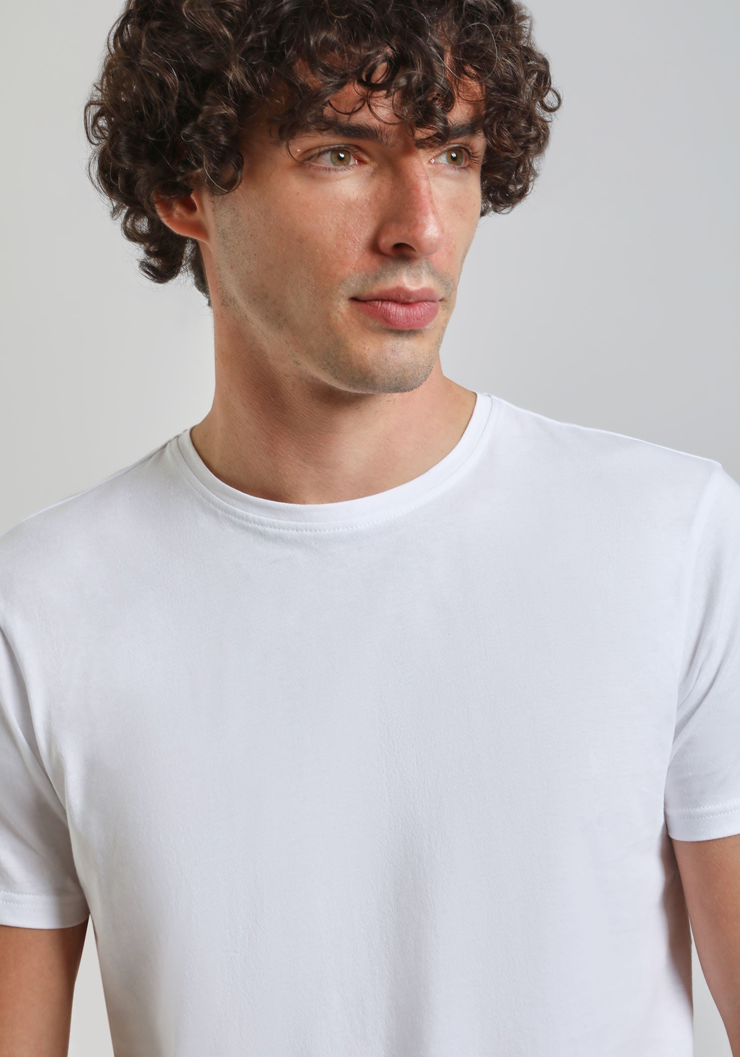 T-shirt basic 100% cotone|Colore:Bianco