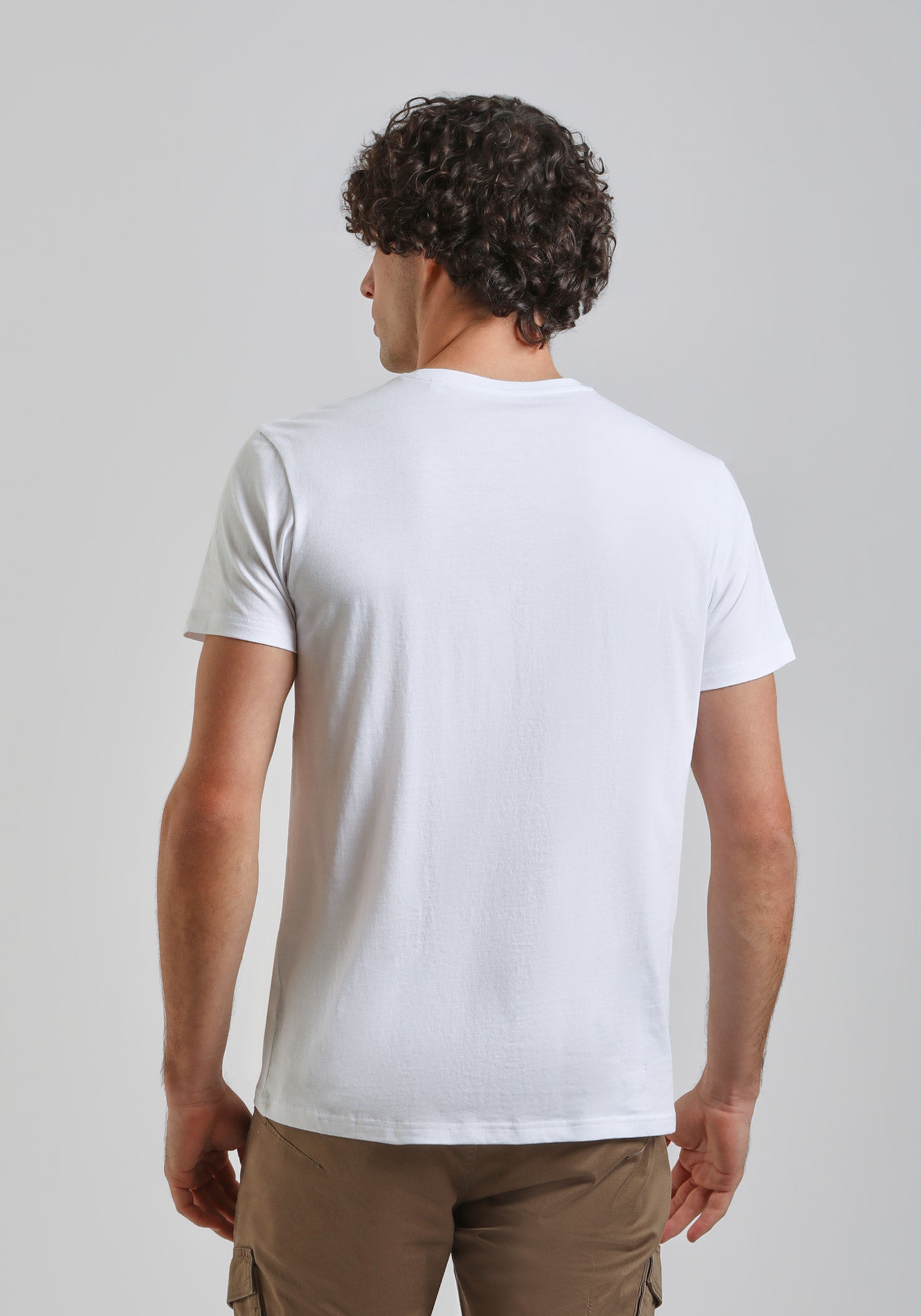 T-shirt basic 100% cotone|Colore:Bianco