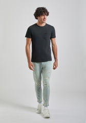 T-shirt con taschino|Colore:Blue