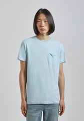 T-shirt con taschino|Colore:Cielo