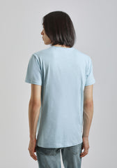 T-shirt con taschino|Colore:Cielo