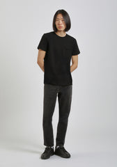 T-shirt con taschino|Colore:Nero