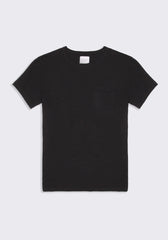 T-shirt con taschino|Colore:Nero