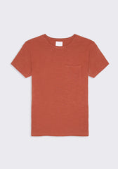 T-shirt con taschino|Colore:Rame