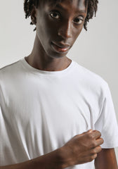 T-shirt elastica con stampa|Colore:Bianco