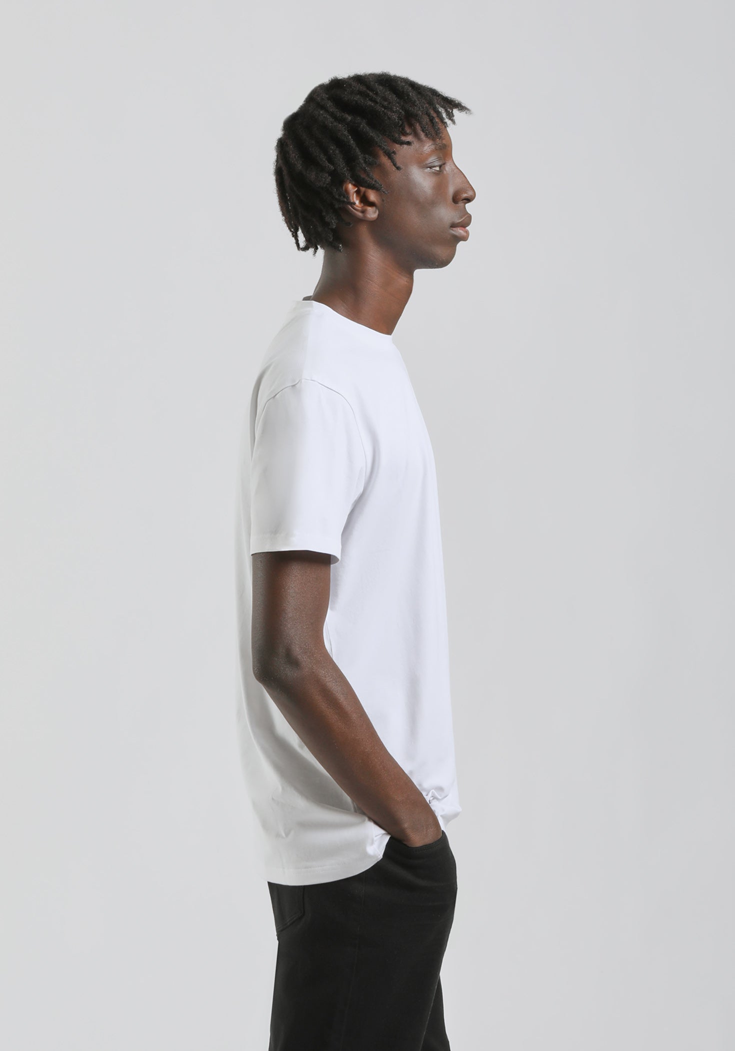 T-shirt elastica con stampa|Colore:Bianco