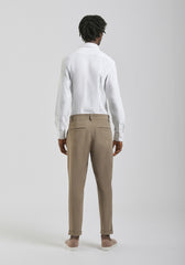 Pantaloni chino in nylon|Colore:Cammello