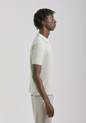 Polo in maglia forata|Colore:Ecrù