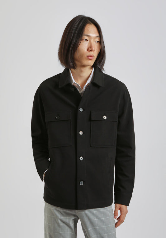 Giacca camicia|Colore:Nero