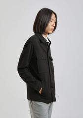 Giacca camicia|Colore:Nero