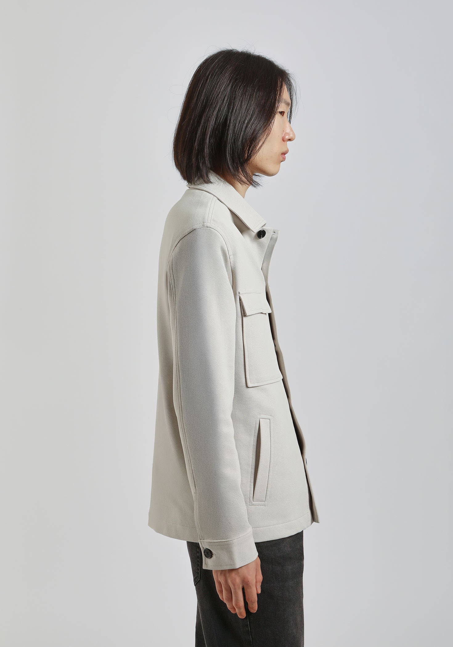 Giacca camicia|Colore:Ghiaccio