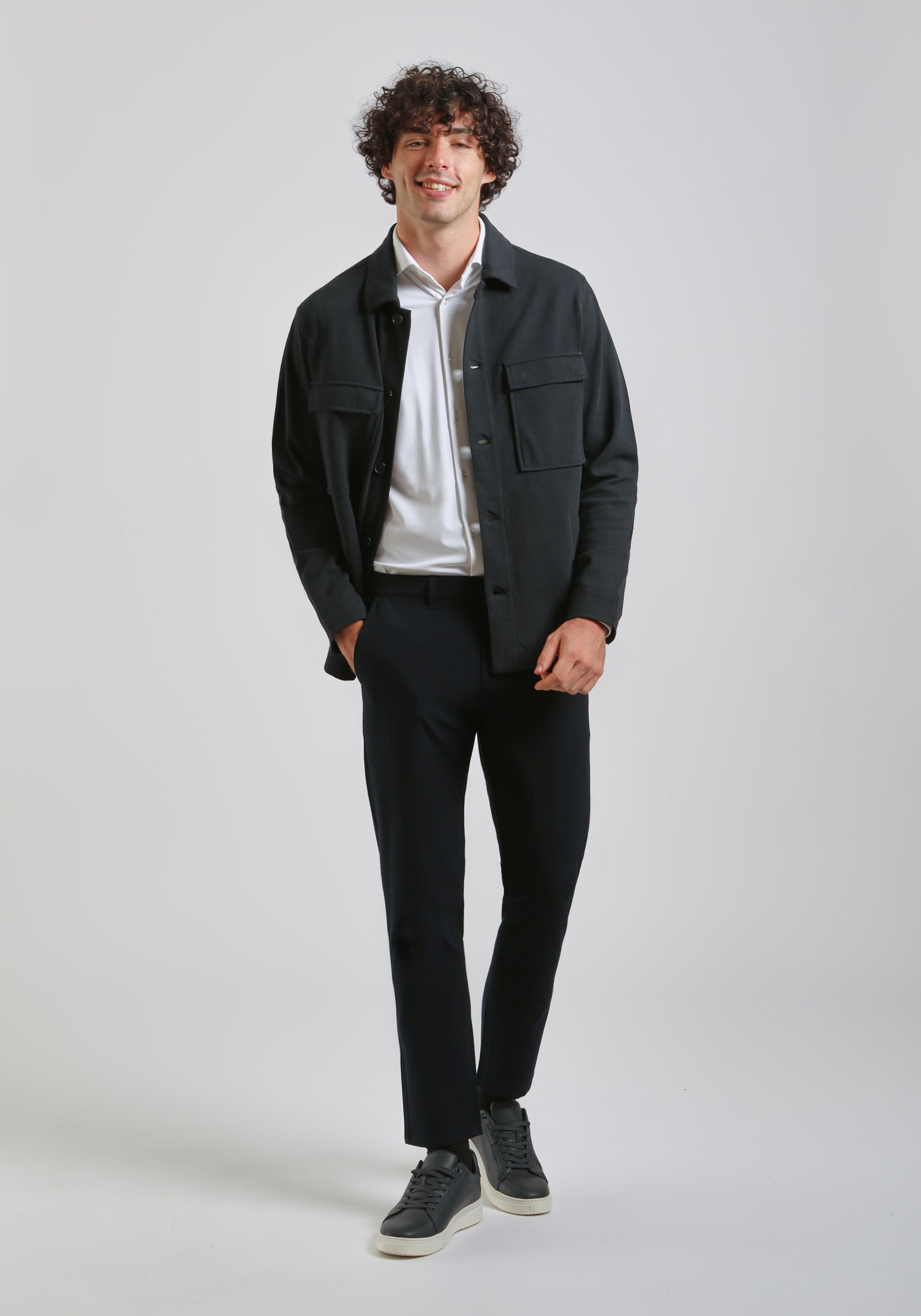 Giacca camicia|Colore:Blue