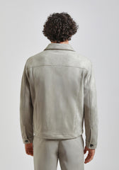 Giacca camicia|Colore:Grigio perla