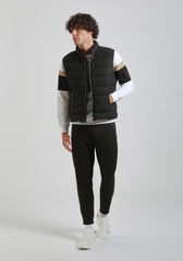 Smanicato imbottito in tessuto tecnico|Colore:Nero