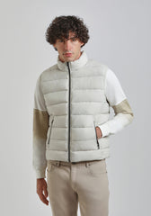 Smanicato imbottito in tessuto tecnico|Colore:Off white