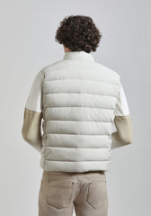 Smanicato imbottito in tessuto tecnico|Colore:Off white