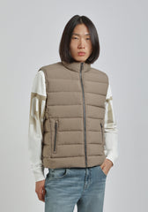 Smanicato imbottito in tessuto tecnico|Colore:Sabbia