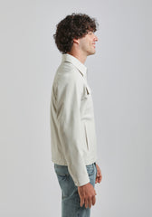 Giacca camicia con tasconi|Colore:Off white