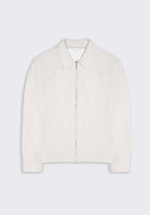 Giacca camicia con tasconi|Colore:Off white