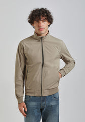 Giubbotto bomber in tessuto tecnico|Colore:Sabbia