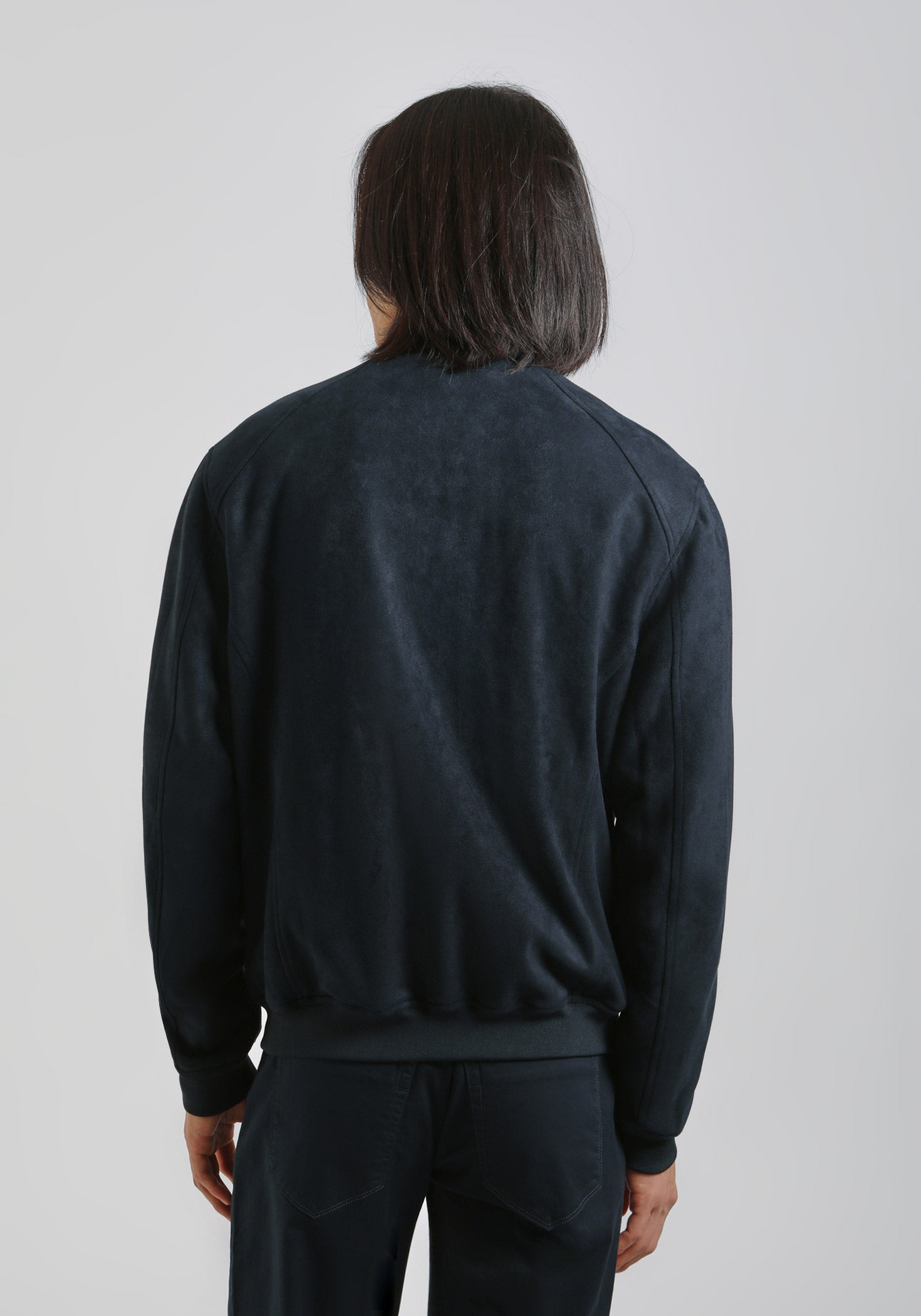 Giubbotto effetto camoscio|Colore:Blue