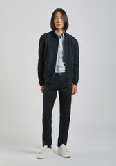 Giubbotto effetto camoscio|Colore:Blue