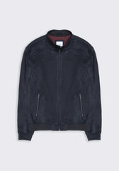 Giubbotto effetto camoscio|Colore:Blue