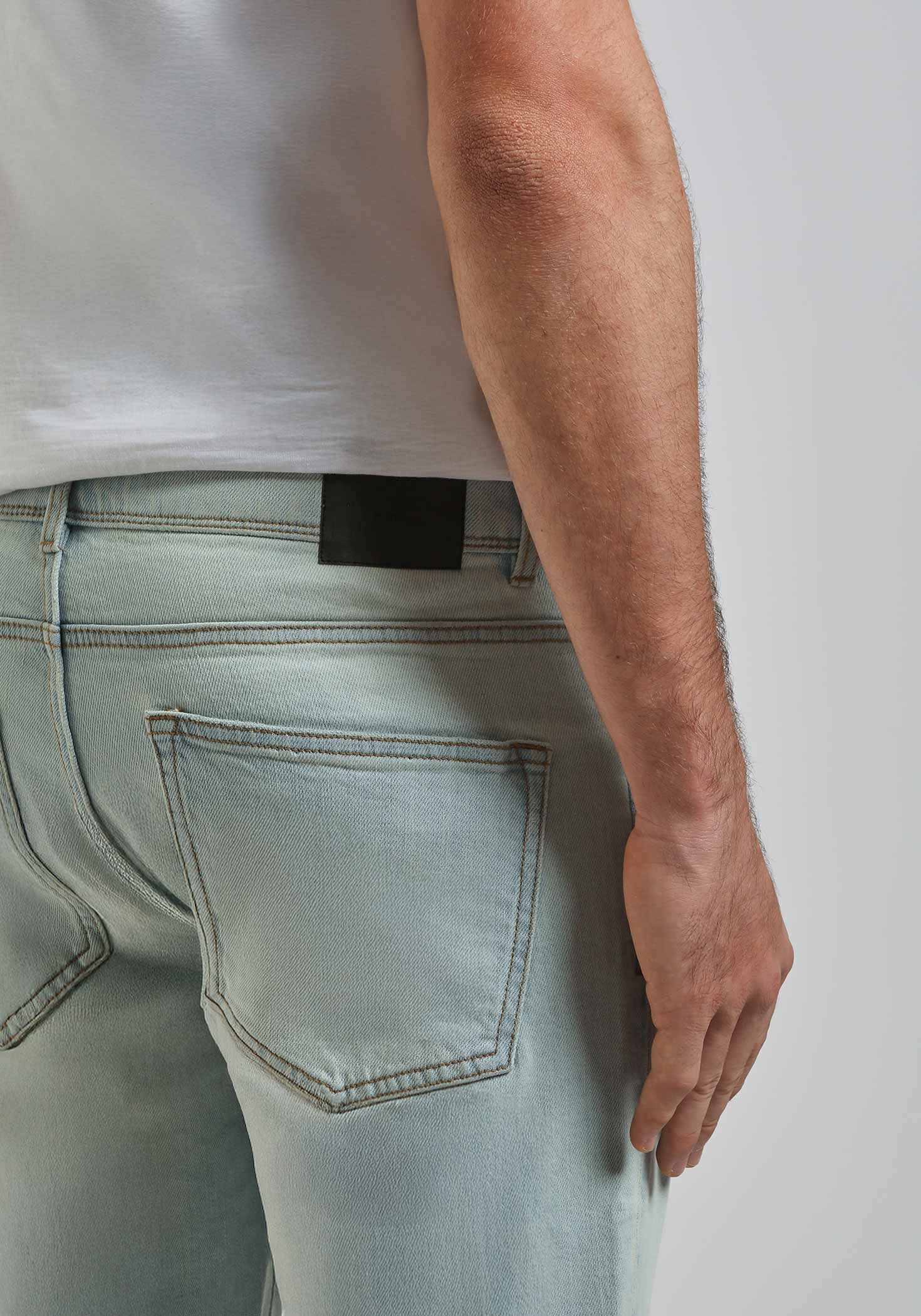 Jeans skinny fit con strappi|Colore:Jeans