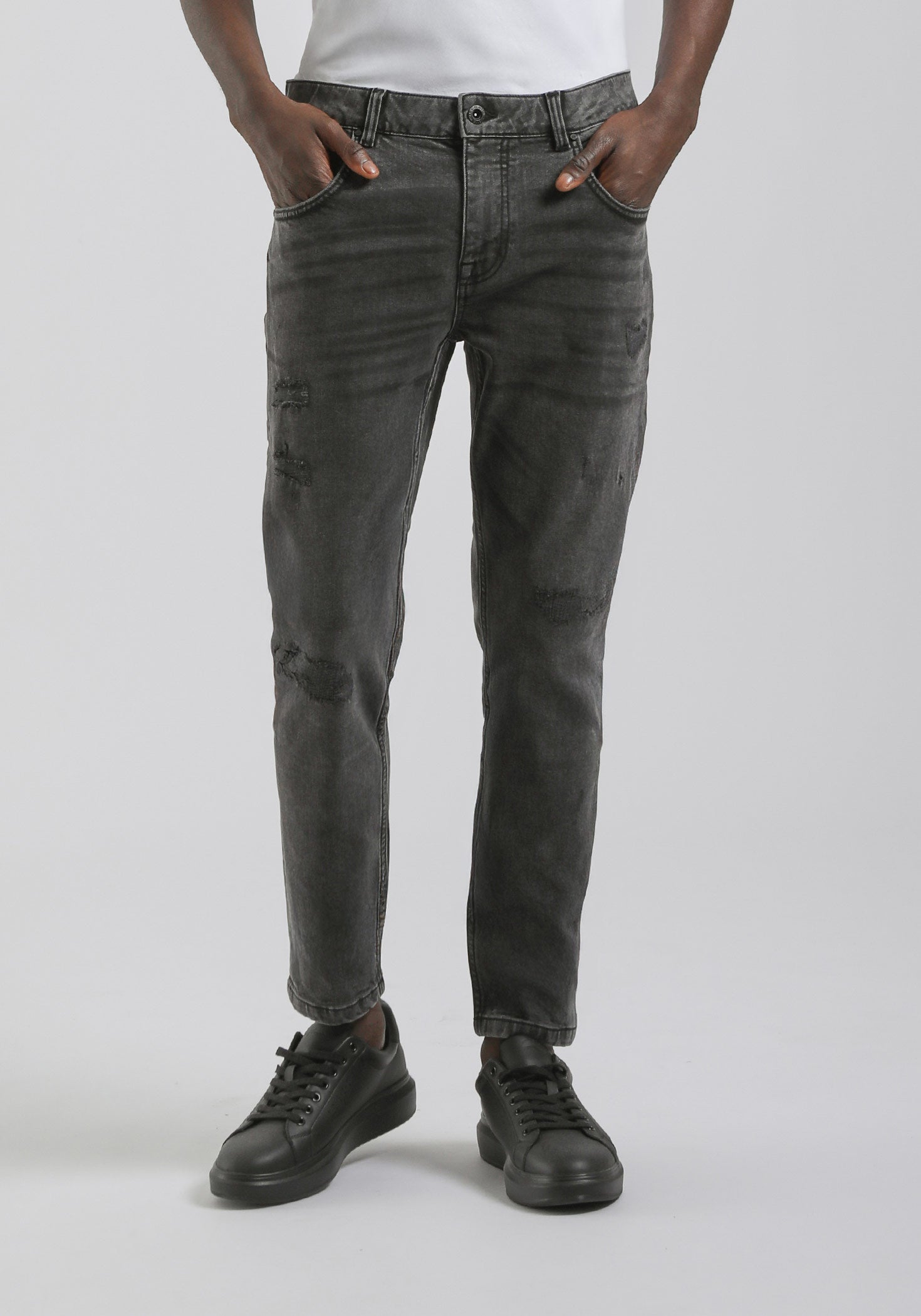 Jeans skinny fit nero|Colore:Jeans nero