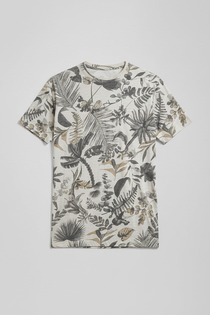 T-shirt fantasia 100% cotone|Colore:Sabbia